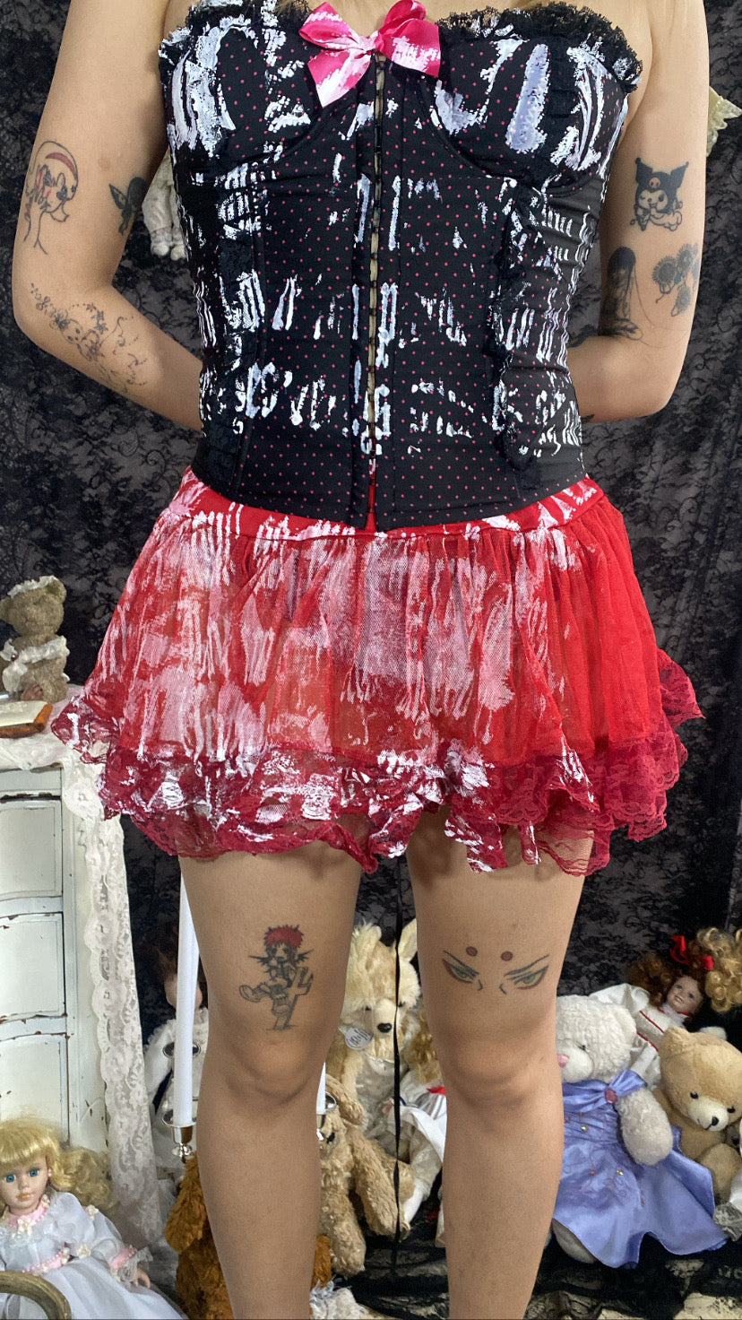 SoulMate Red Tutu Mini Skirt