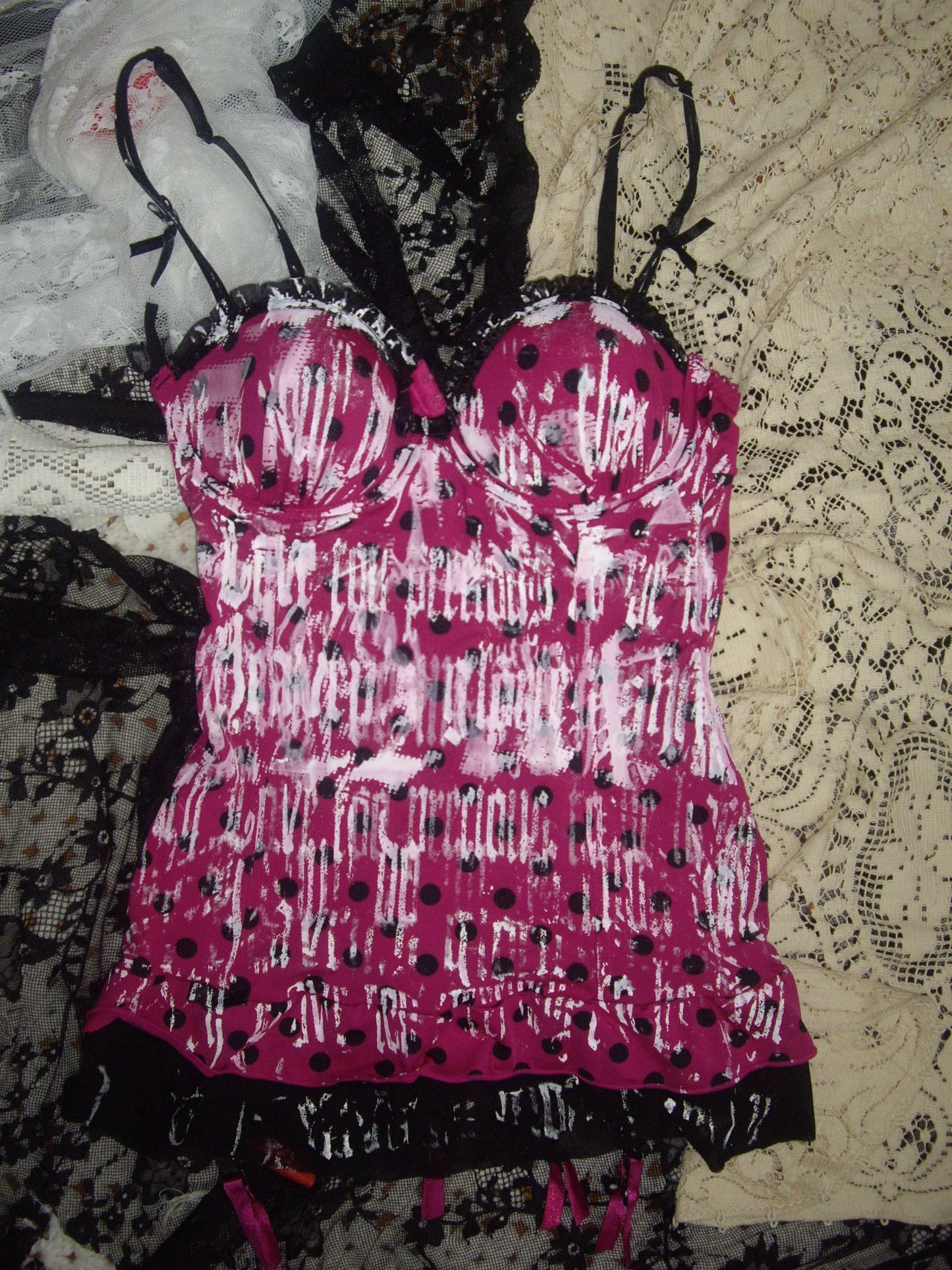 SoulMate Pink PolkaDot Micro Dress