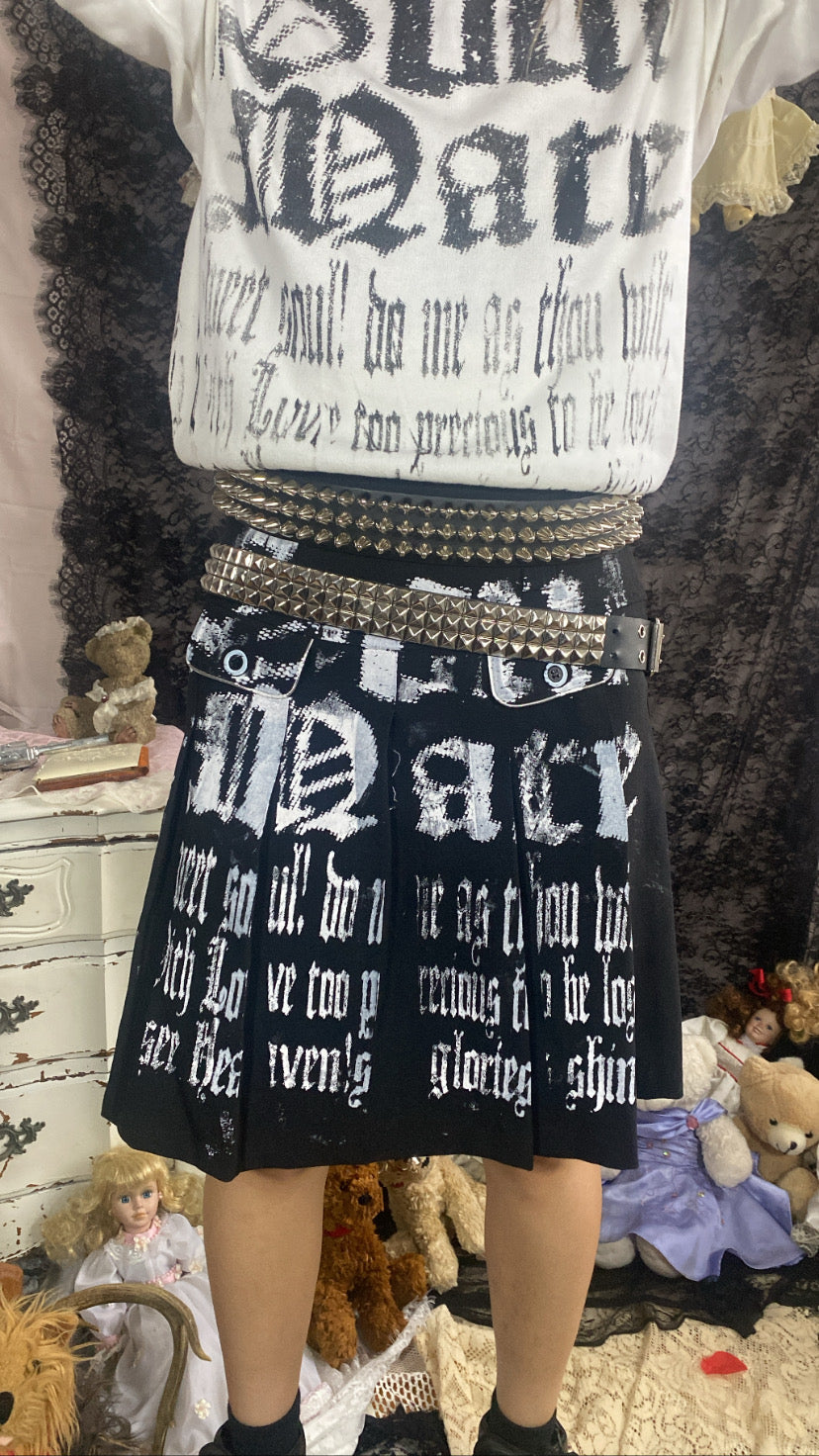 SoulMate Black Pleated Skirt