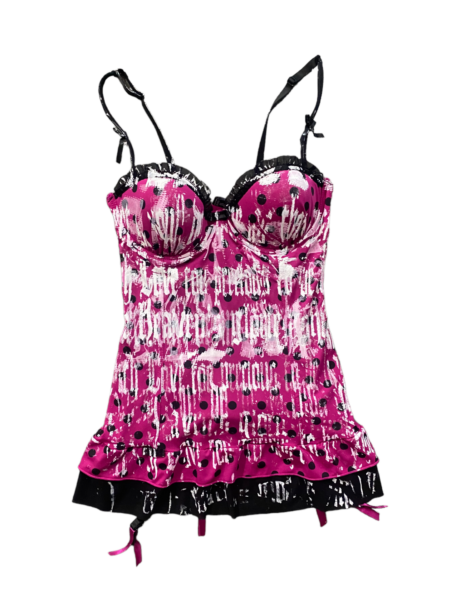 SoulMate Pink PolkaDot Micro Dress