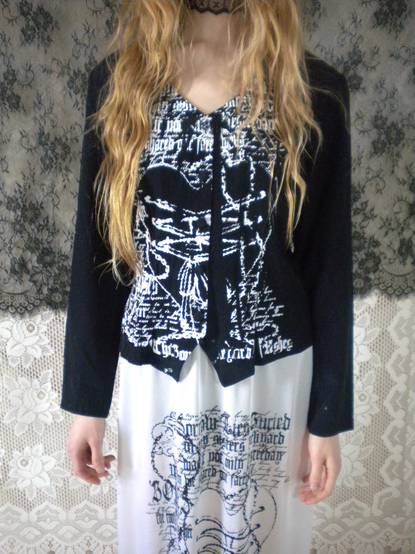 Boneyard Ashes Black Blouse