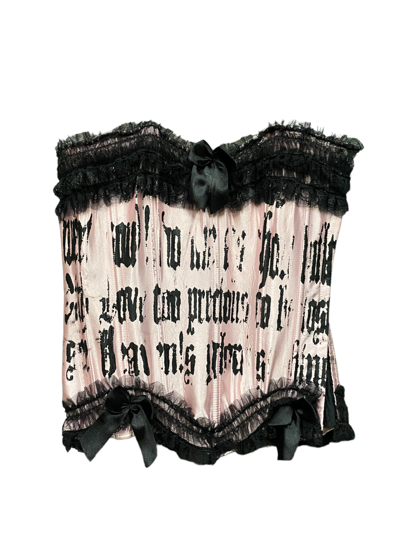 SoulMate Pink and Black Corset