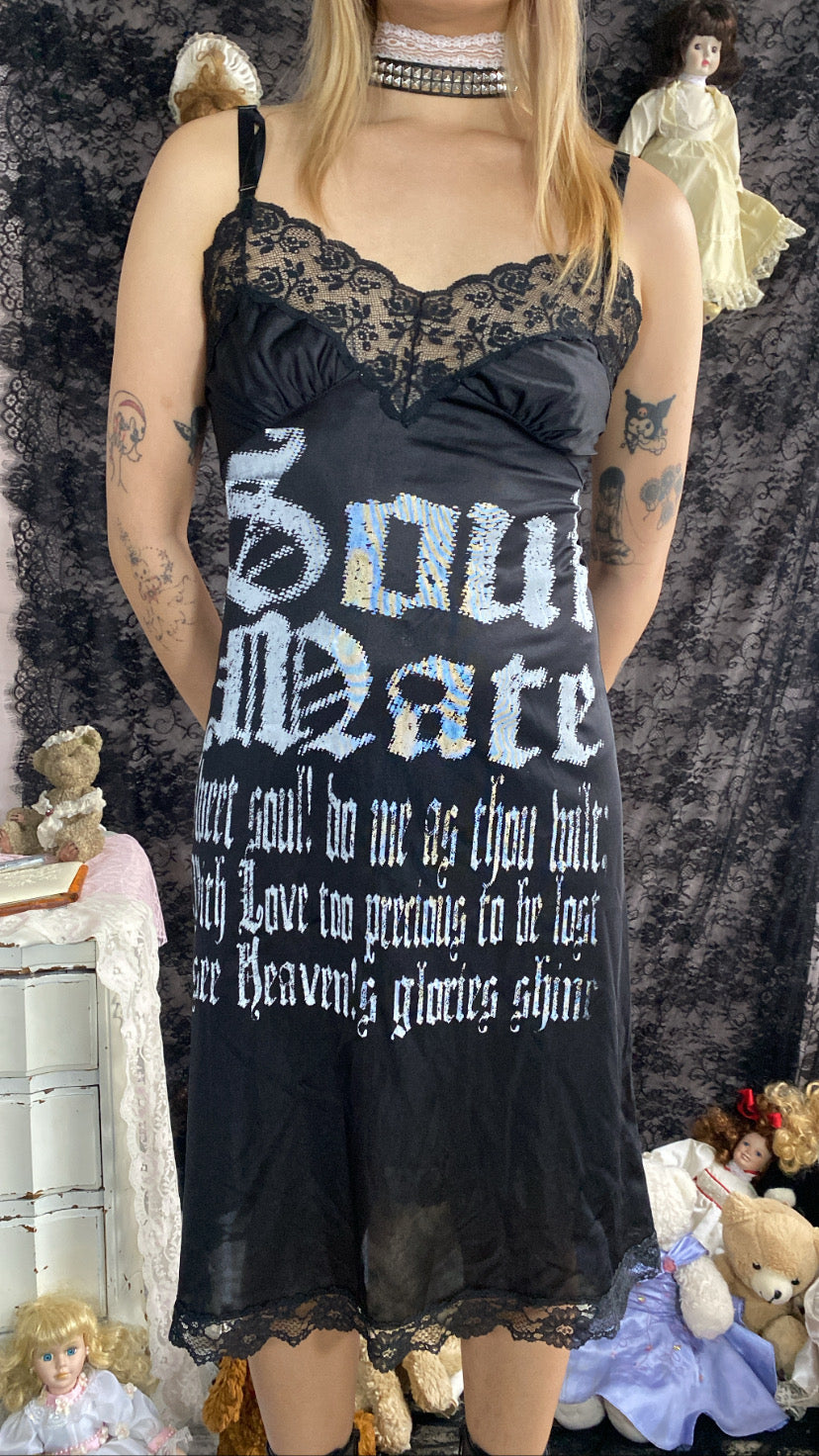 SoulMate Black Slip Dress