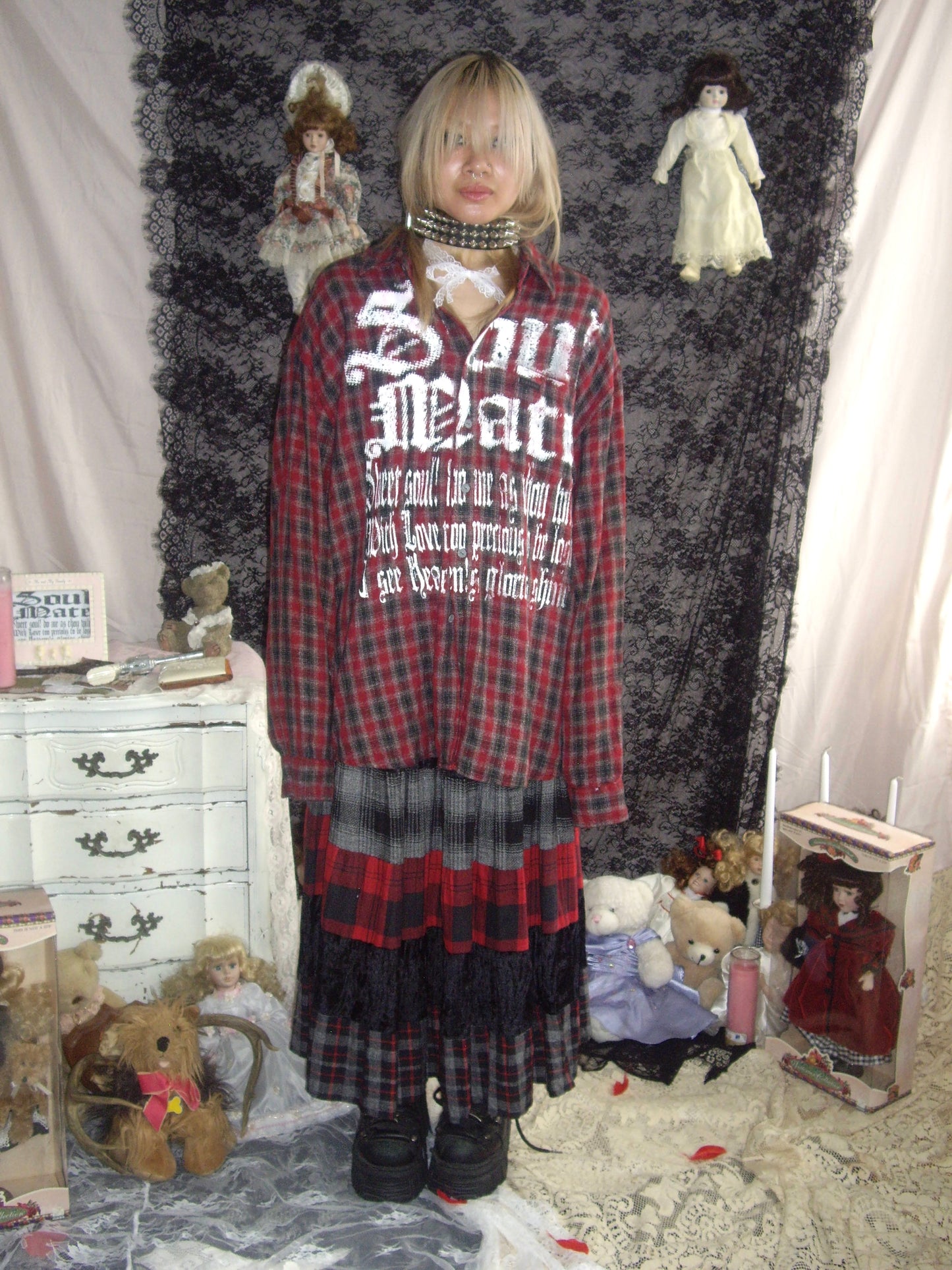 SoulMate Red Plaid Flannel