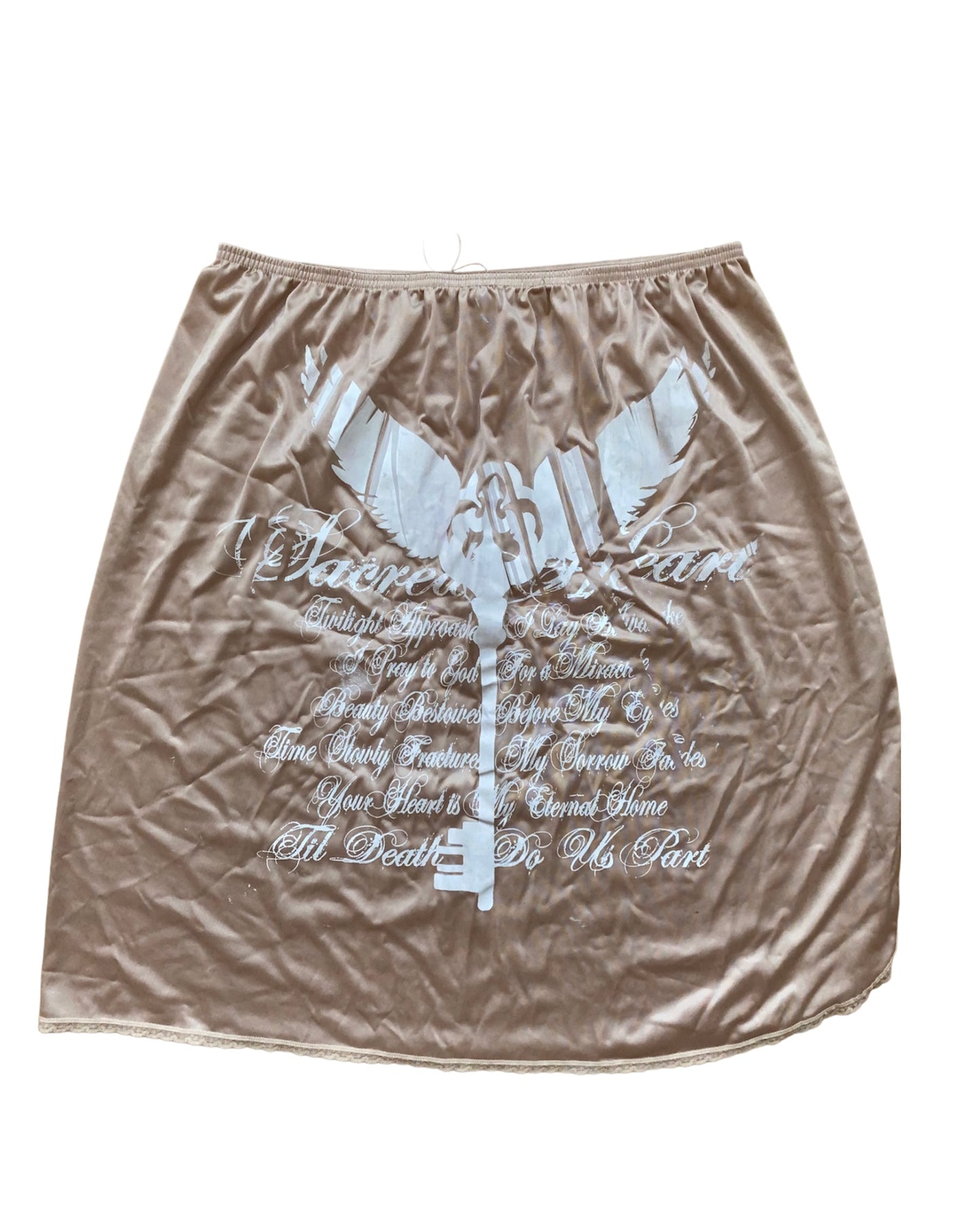 Sacred Heart Slip Skirt
