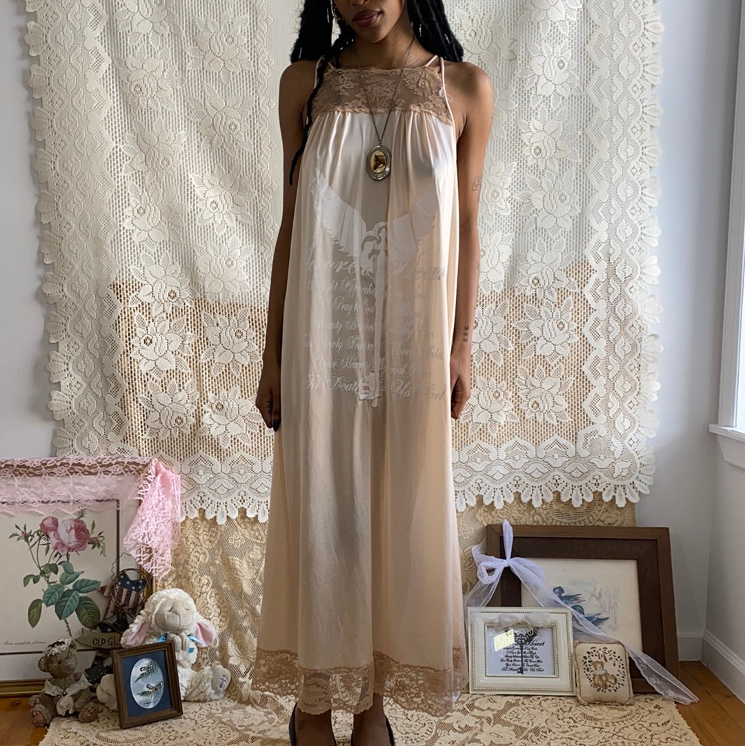 Sacred Heart Creme Maxi Slip