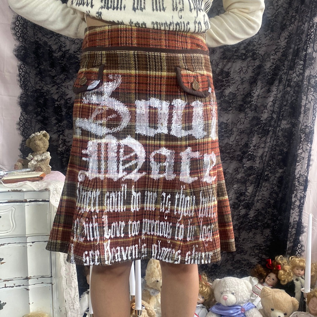 SoulMate Plaid Tartan Skirt
