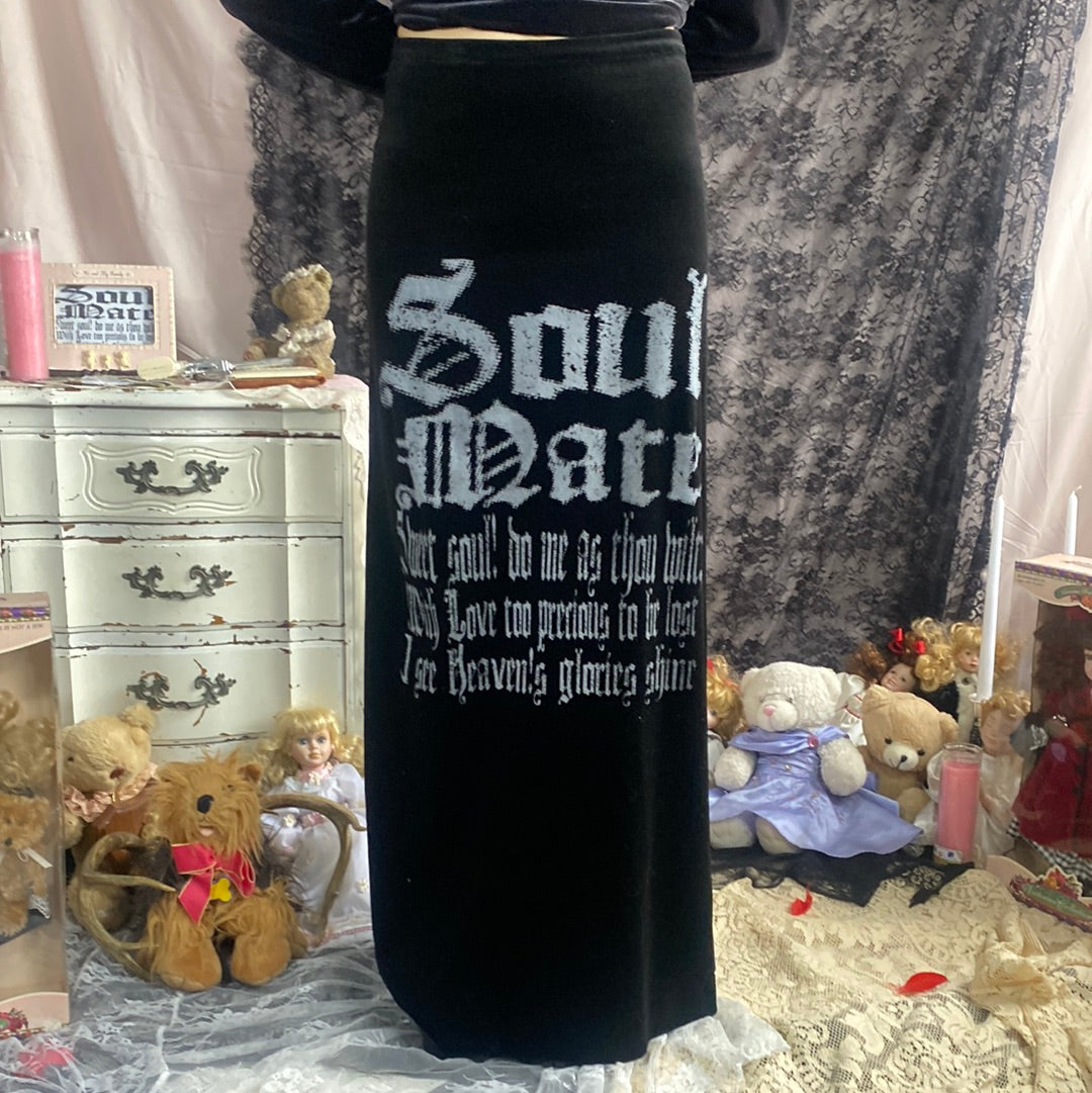 SoulMate Velvet Maxi Skirt